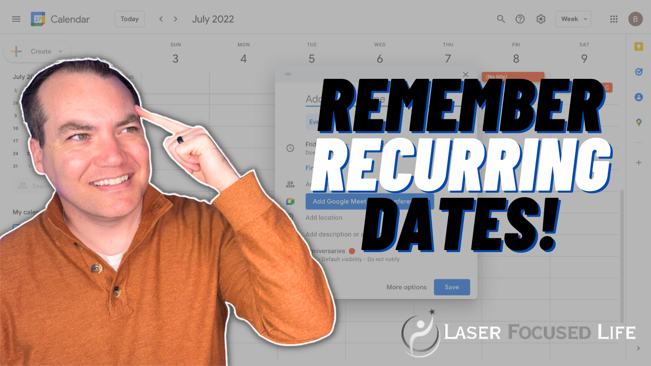 Remember Recurring Dates!